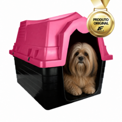 Casinha Plástico Resistente P/ Pets Diversas Cores Modelo N3