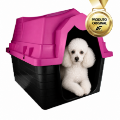 Casinha Plástico Resistente P/ Pets Cores Variadas Modelo N4