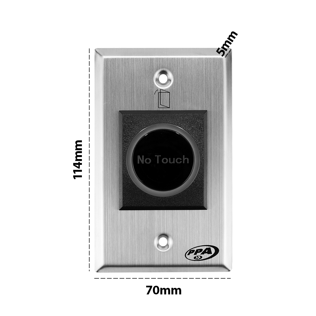 BOTOEIRA INOX NO TOUCH NA/NF PPA - Imagem 4