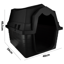 Alternative view of Casinha Plástico Resistente P/ Pets Cores Variadas Modelo N4