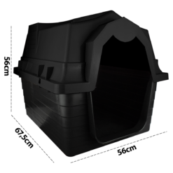Alternative view of Casinha Plástico Resistente P/ Pets Cores Variadas Modelo N5