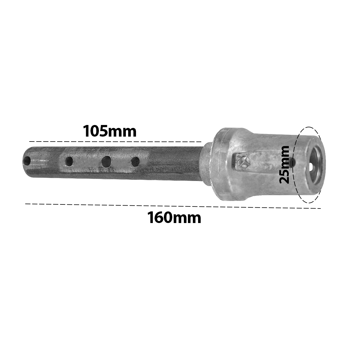 Conjunto Eixo Principal Basculante Penta Predial 2RC PPA 5/8 - Imagem 2