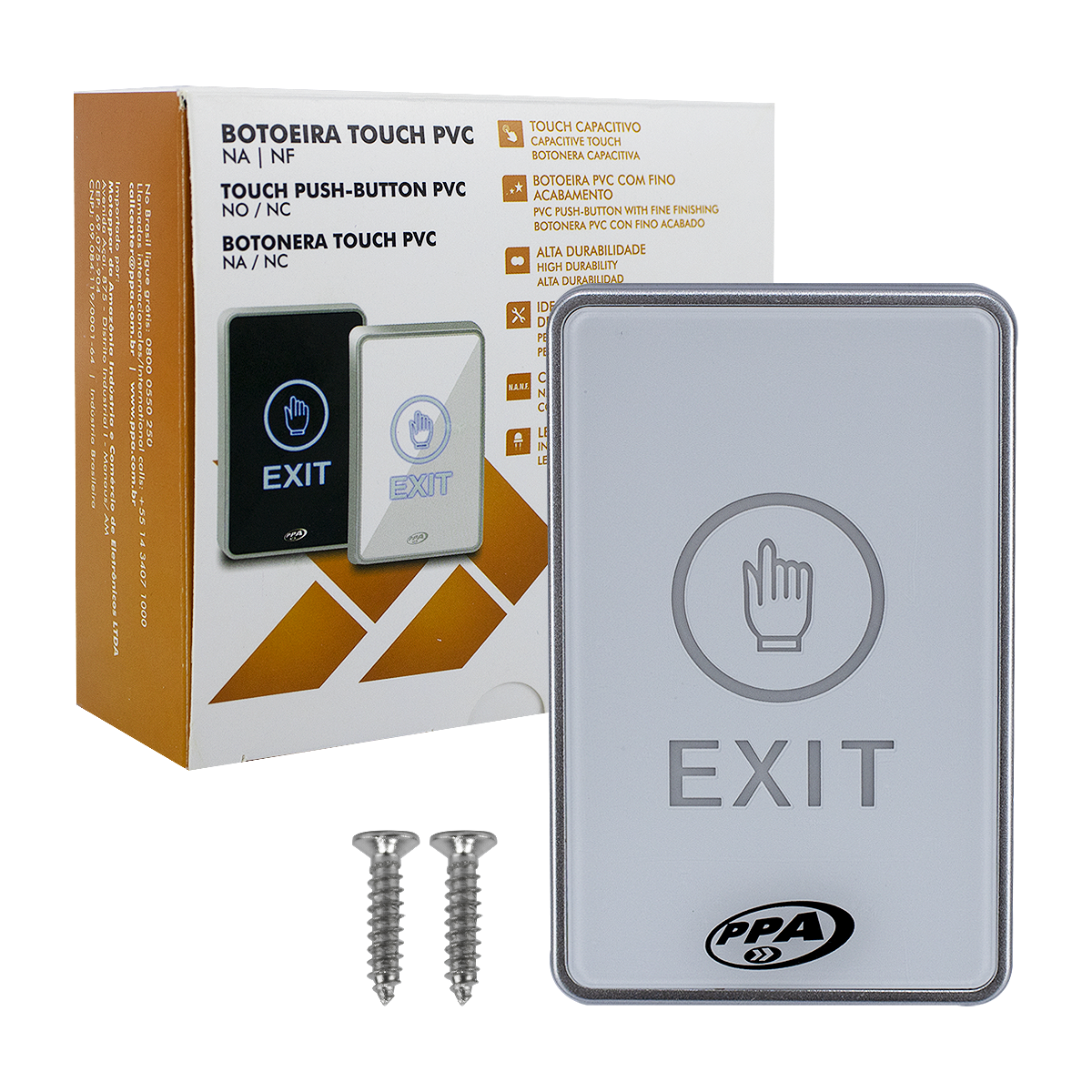 Botoeira de Plástico Touch Branca Citrox - Imagem 4