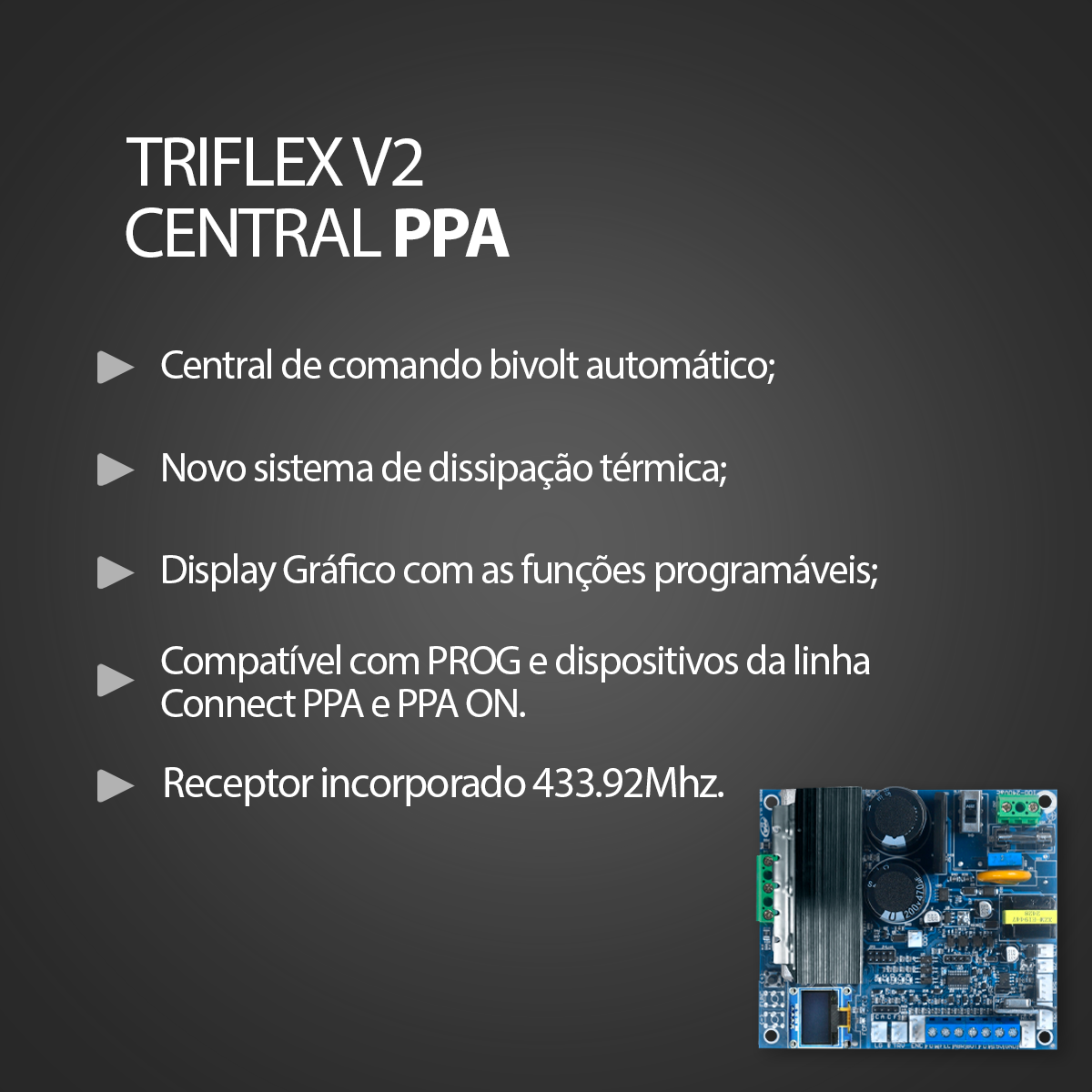 Kit Automatizador Porta Social Pivotante Spin Jetflex PPA - Imagem 4