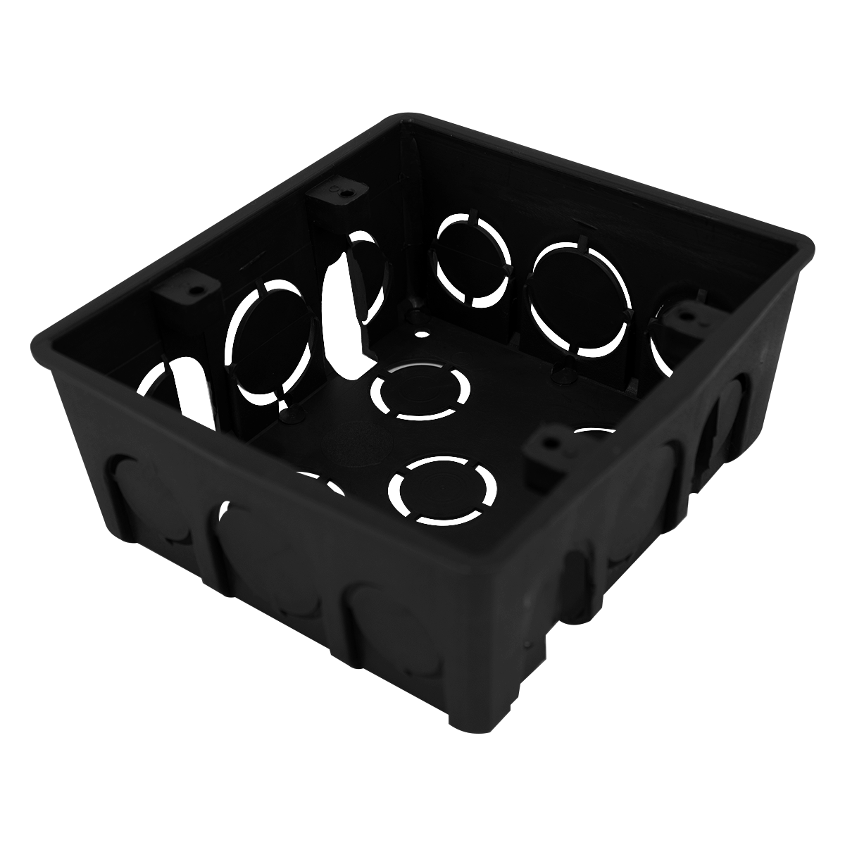 Kit de Caixas De Embutir 4x4 Preta - Imagem 8