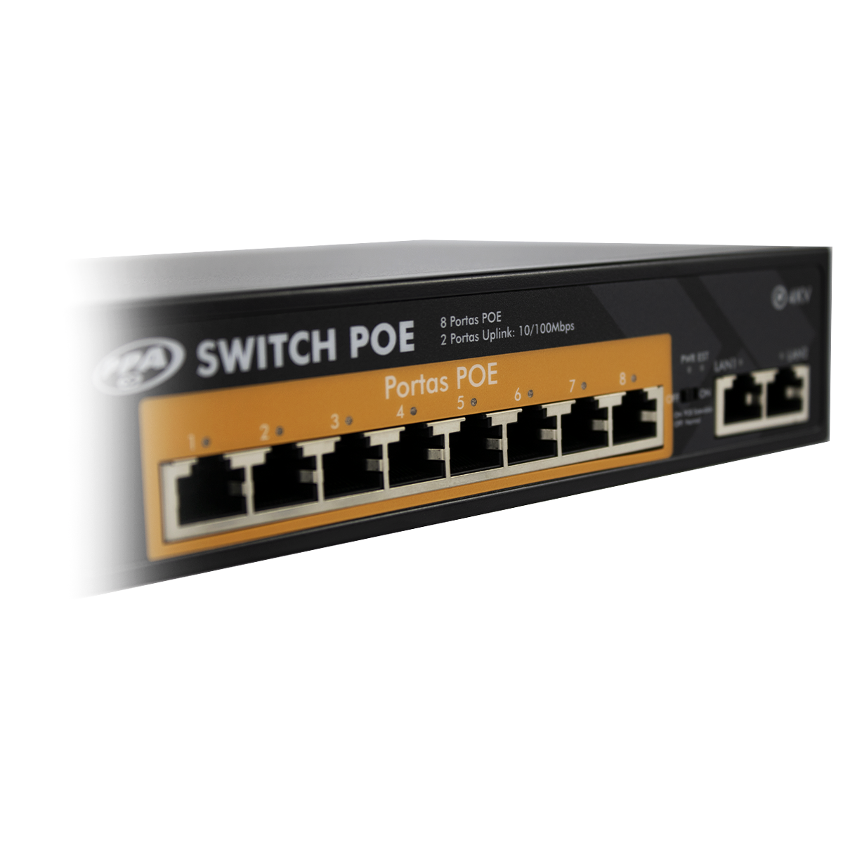Switch Poe de 8 Portas 120W PPA - Imagem 10