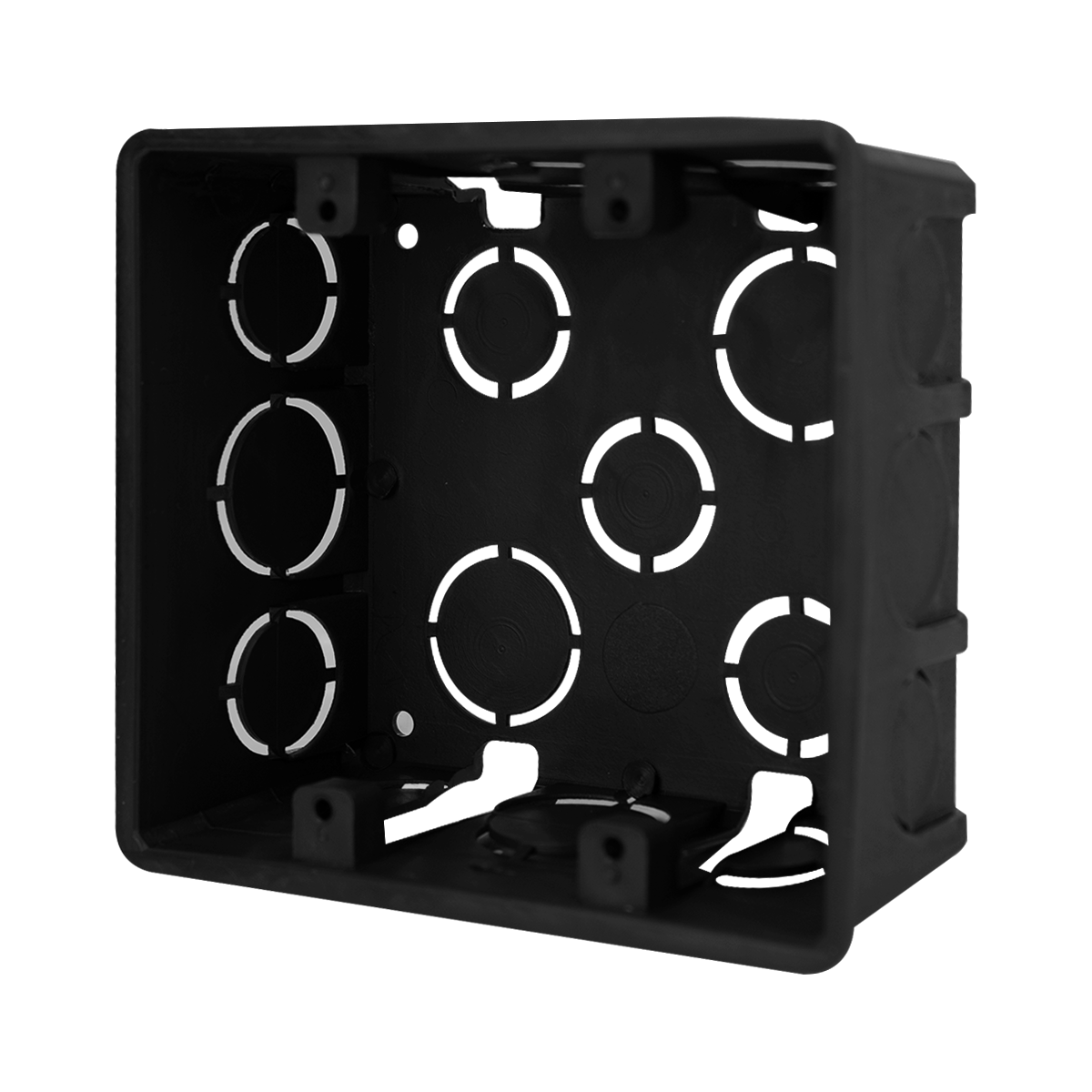 Kit de Caixas De Embutir 4x4 Preta - Imagem 5