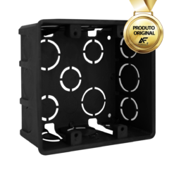Kit de Caixas De Embutir 4x4 Preta