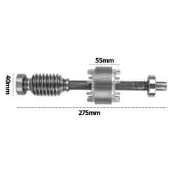 Induzido Para Automatizador Deslizante Bipartida 30mm PPA - Imagem 3