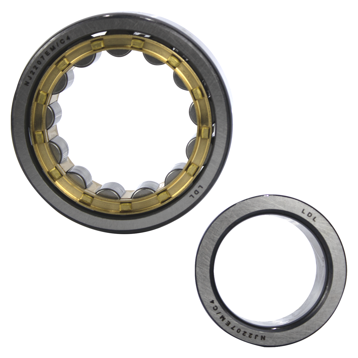 Rolamentos de Rolos Cilíndricos Nj2207 E M C4 Bronze Nsk - Imagem 7