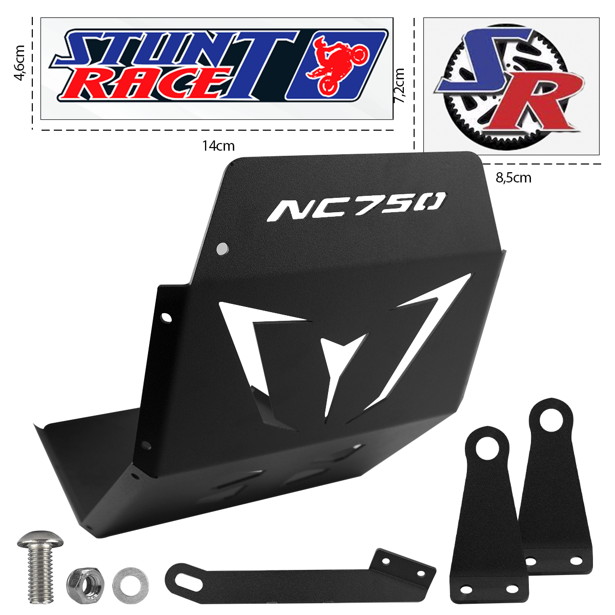 Protetor de Carter NC 750X Reforçado Esportivo Stunt Race - Imagem 3
