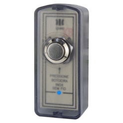 Botoeira Sem Fio Inox Ipec Cinza Fumê - Imagem 12