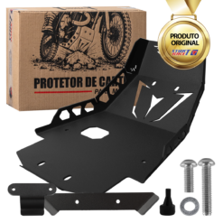 Protetor de Carter Honda XRE 190 Preto Esportivo Stunt Race