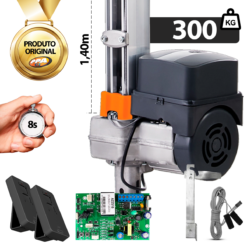 Kit Completo Portão Bv Levante Legero 8s 300kg 1,40m PPA