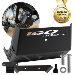 Protetor de Carter BROS 160 Preto Fosco Esportivo Stunt Race