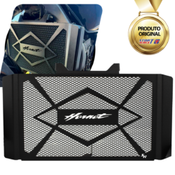 Protetor de Radiador CB 600F Hornet Stunt Race Tela Preta