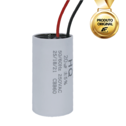 Capacitor Para Centrais De Automatizador De Portão 20uf