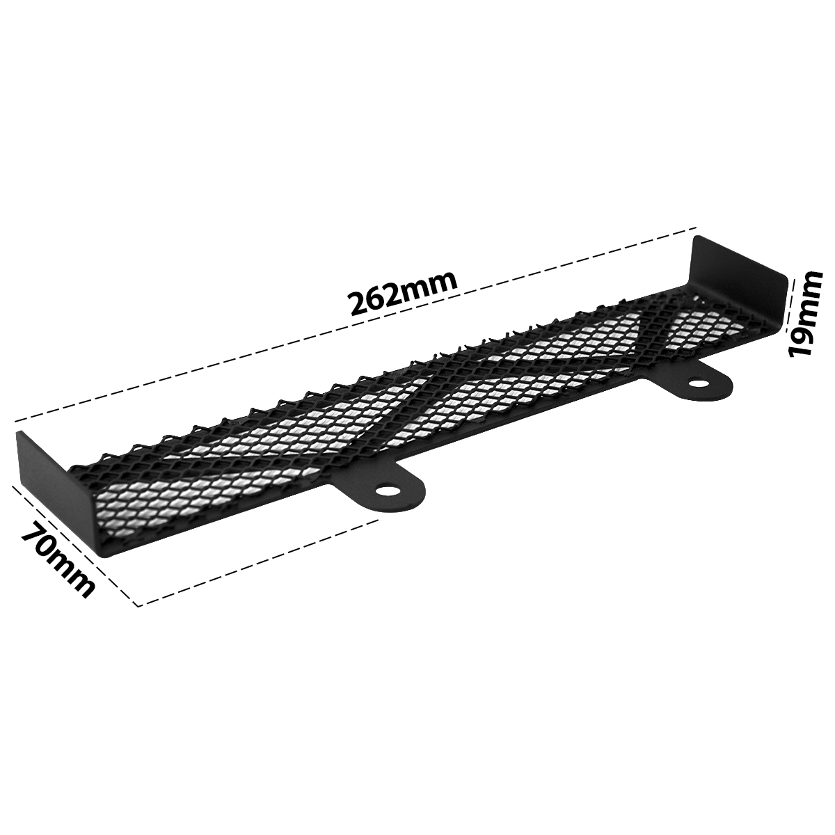 Protetor de Radiador XTZ 250 2025+ Lander Stunt Race Preto - Imagem 3
