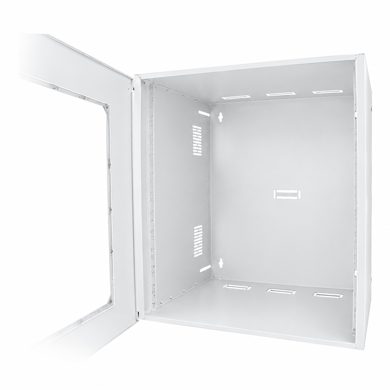 Rack Parede Inoaço 12U 19 400mm CFTV Visor Acrílico - Imagem 9