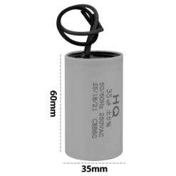 Capacitor de Centrais 35uF 250v - Imagem 3