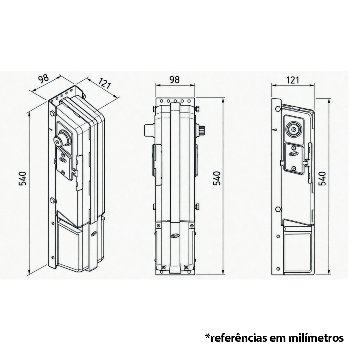 Automatizador Portão PPA BV Levante Axis Jetflex 2s - Imagem 5
