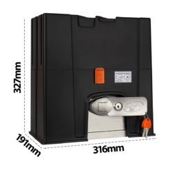 Kit Motor Portão Dz Ind 900 220v Z12 + 6m Cremalheira Silver PPA - Imagem 5